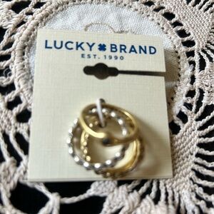 Lucky Brand Mixed Metal Rings